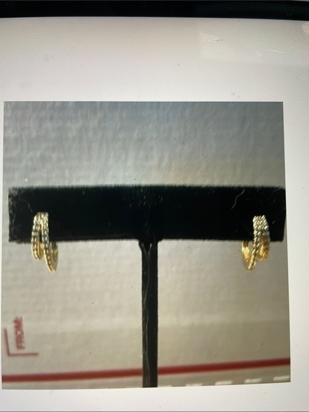 Hoop earrings